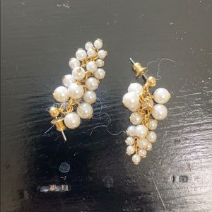 string of pearls earrings